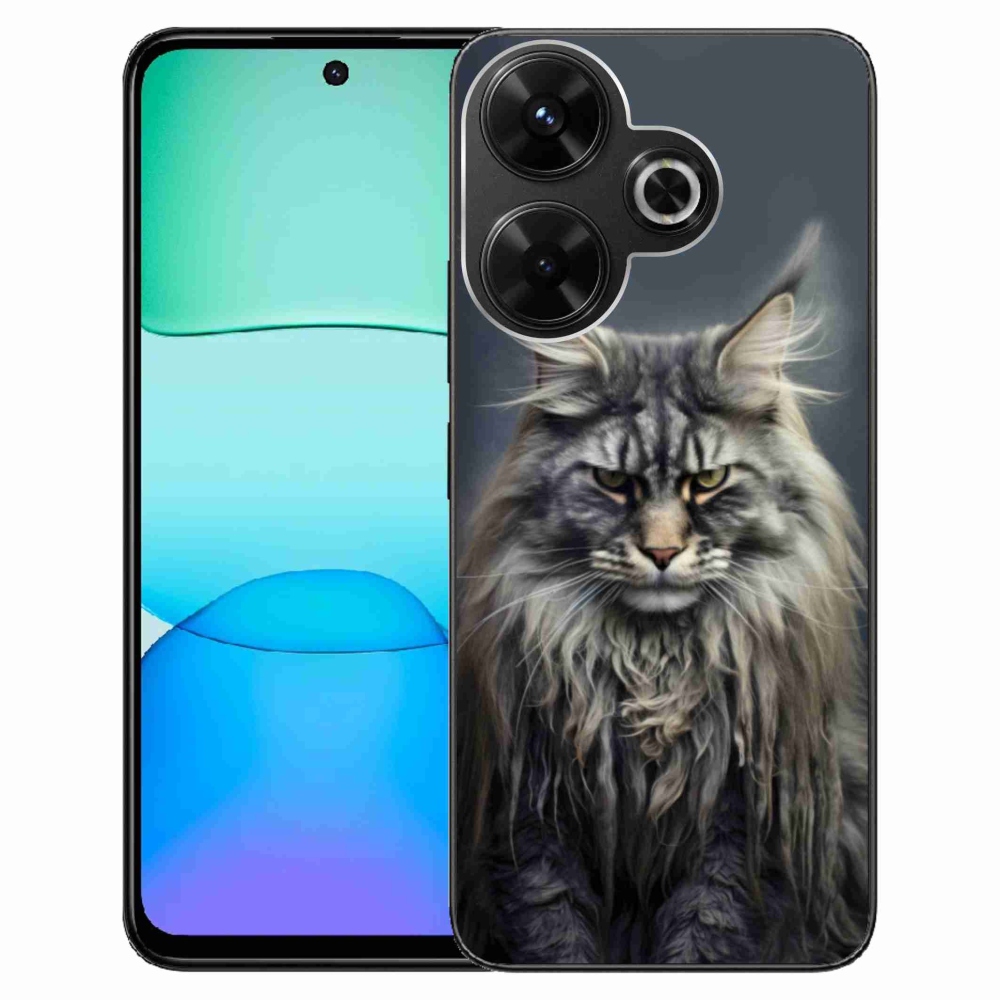 Gélový kryt mmCase na Xiaomi Redmi 13 4G/Poco M6 4G - mačacie pohľad 4