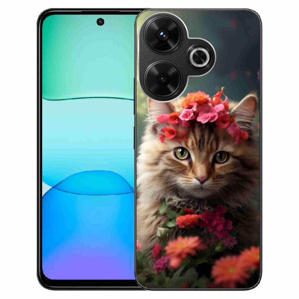 Gélový kryt mmCase na Xiaomi Redmi 13 4G/Poco M6 4G - mačacia princezná