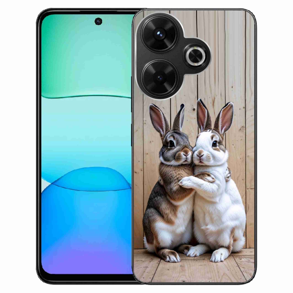 Gélový kryt mmCase na Xiaomi Redmi 13 4G/ Poco M6 4G - králičie pár