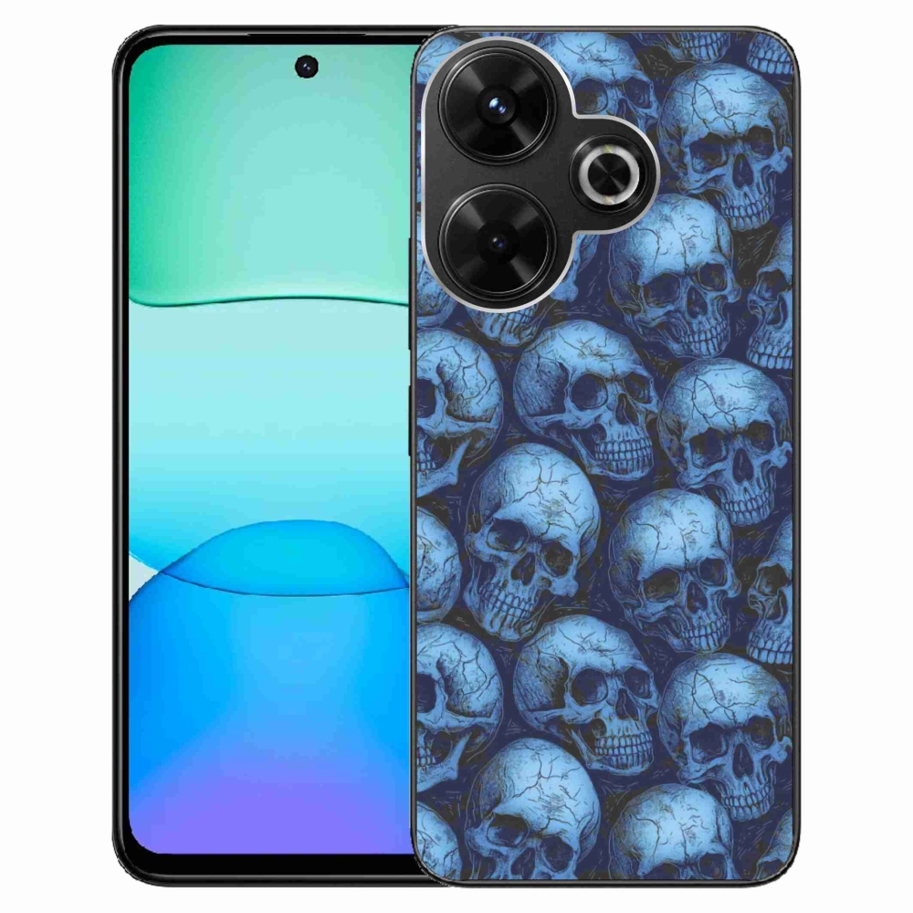 Gélový kryt mmCase na Xiaomi Redmi 13 4G/Poco M6 4G - lebky