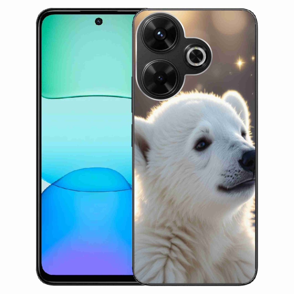 Gélový kryt mmCase na Xiaomi Redmi 13 4G/Poco M6 4G - ľadový medveď