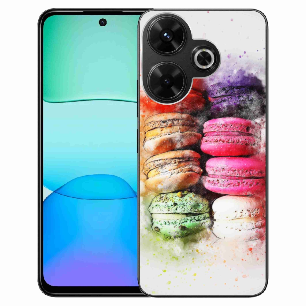 Gélový kryt mmCase na Xiaomi Redmi 13 4G/Poco M6 4G - makrónky