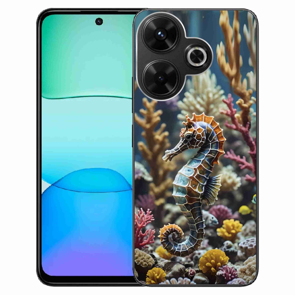 Gélový kryt mmCase na Xiaomi Redmi 13 4G/ Poco M6 4G - morský koník 2