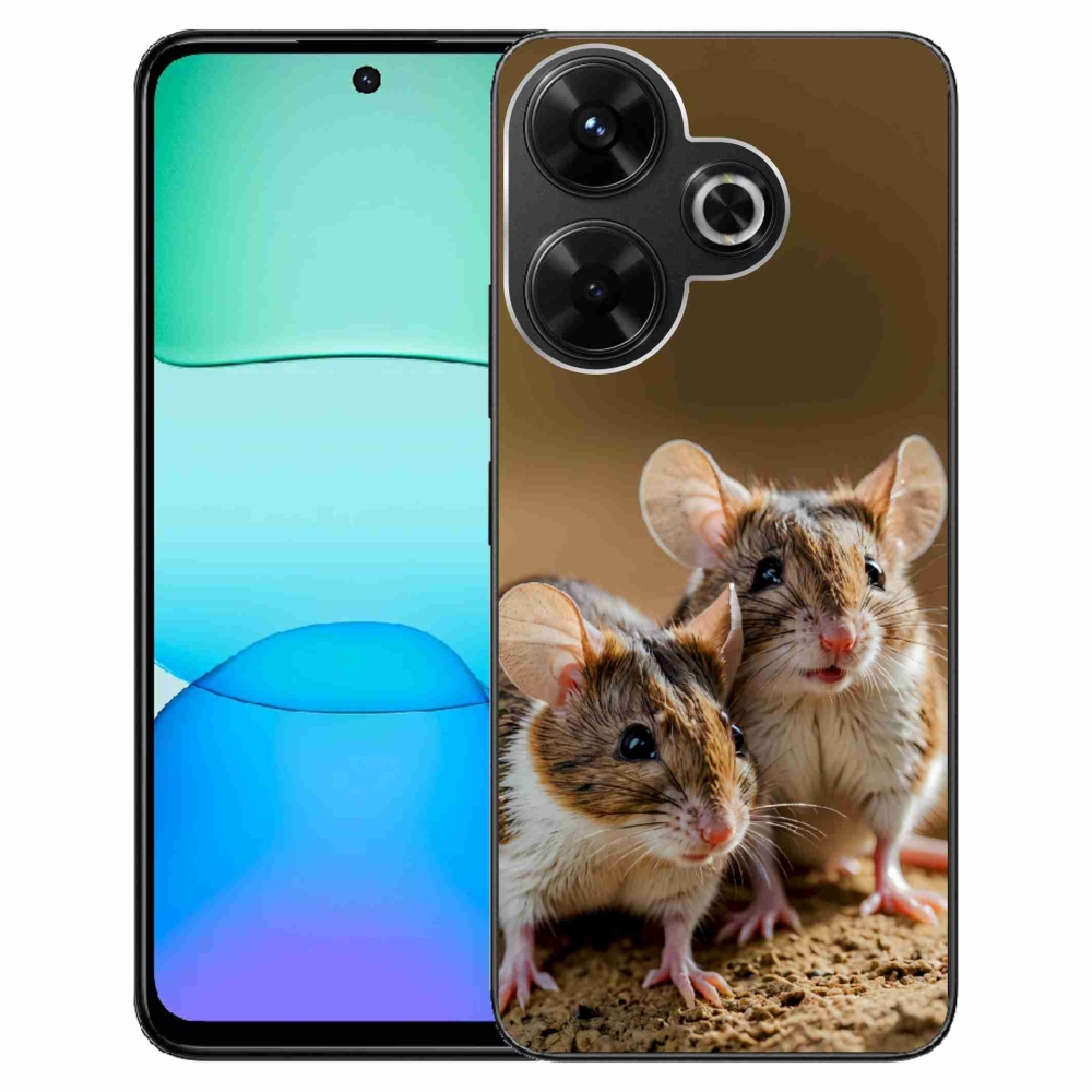 Gélový kryt mmCase na Xiaomi Redmi 13 4G/ Poco M6 4G - myší duo