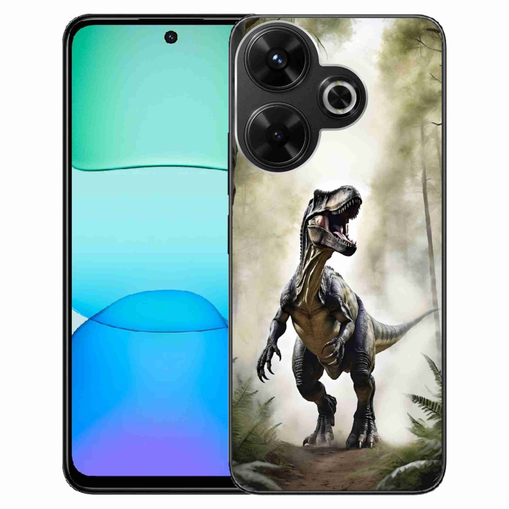 Gélový kryt mmCase na Xiaomi Redmi 13 4G/ Poco M6 4G - naštvaný T-Rex