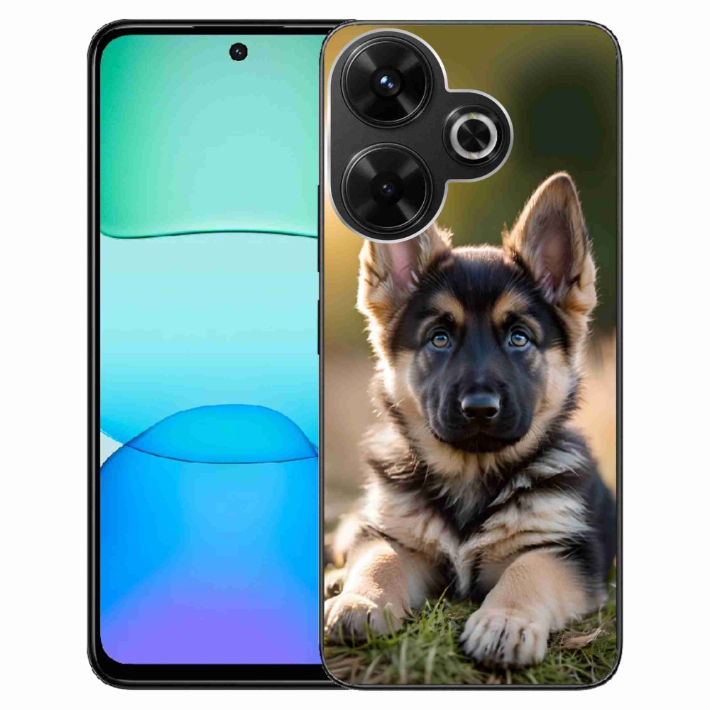 Gélový kryt mmCase na Xiaomi Redmi 13 4G/ Poco M6 4G - nemecký ovčiak v prírode