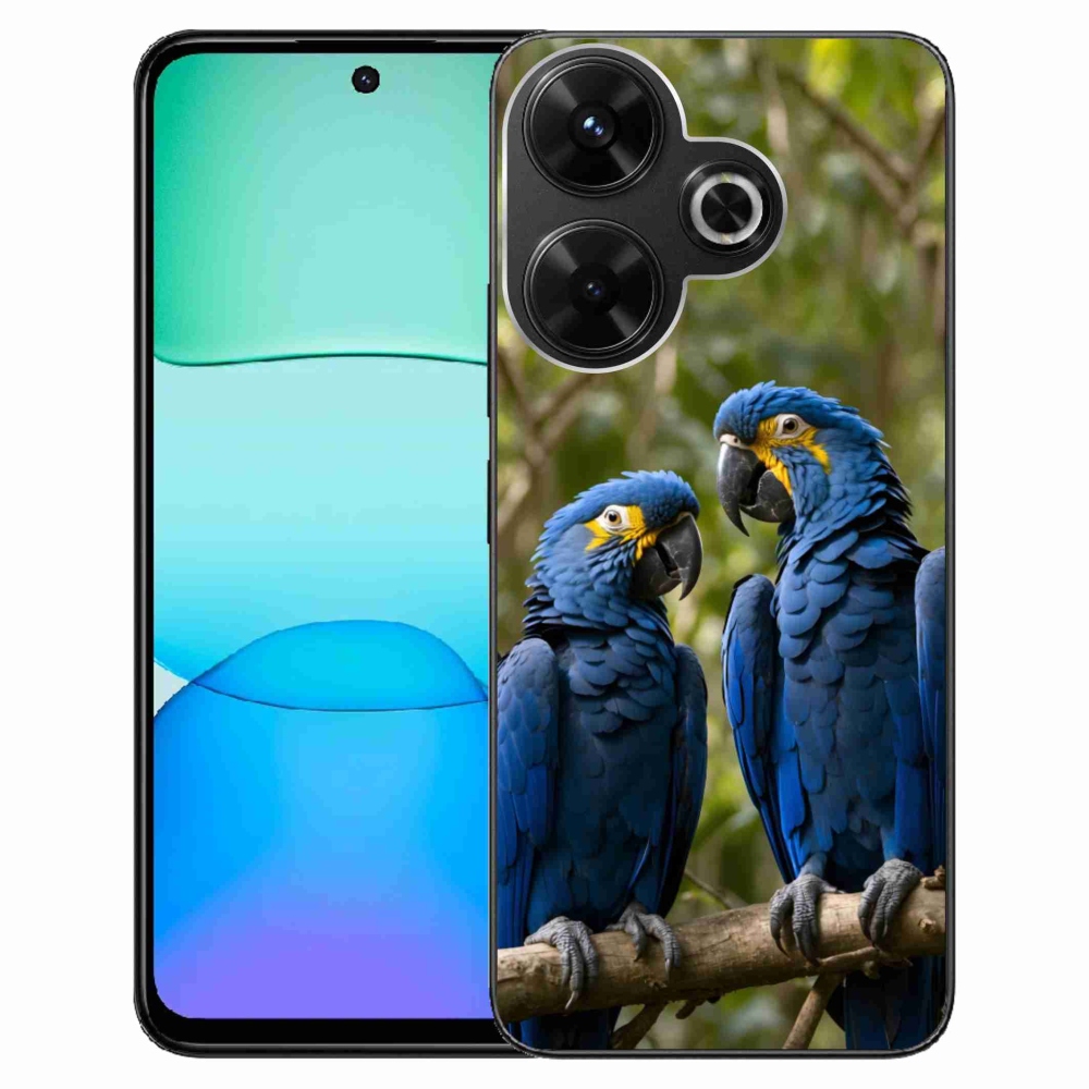 Gélový kryt mmCase na Xiaomi Redmi 13 4G/ Poco M6 4G - papagájové duo