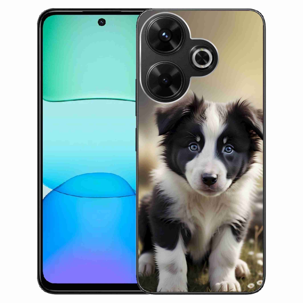 Gélový kryt mmCase na Xiaomi Redmi 13 4G/ Poco M6 4G - roztomilá border kólia