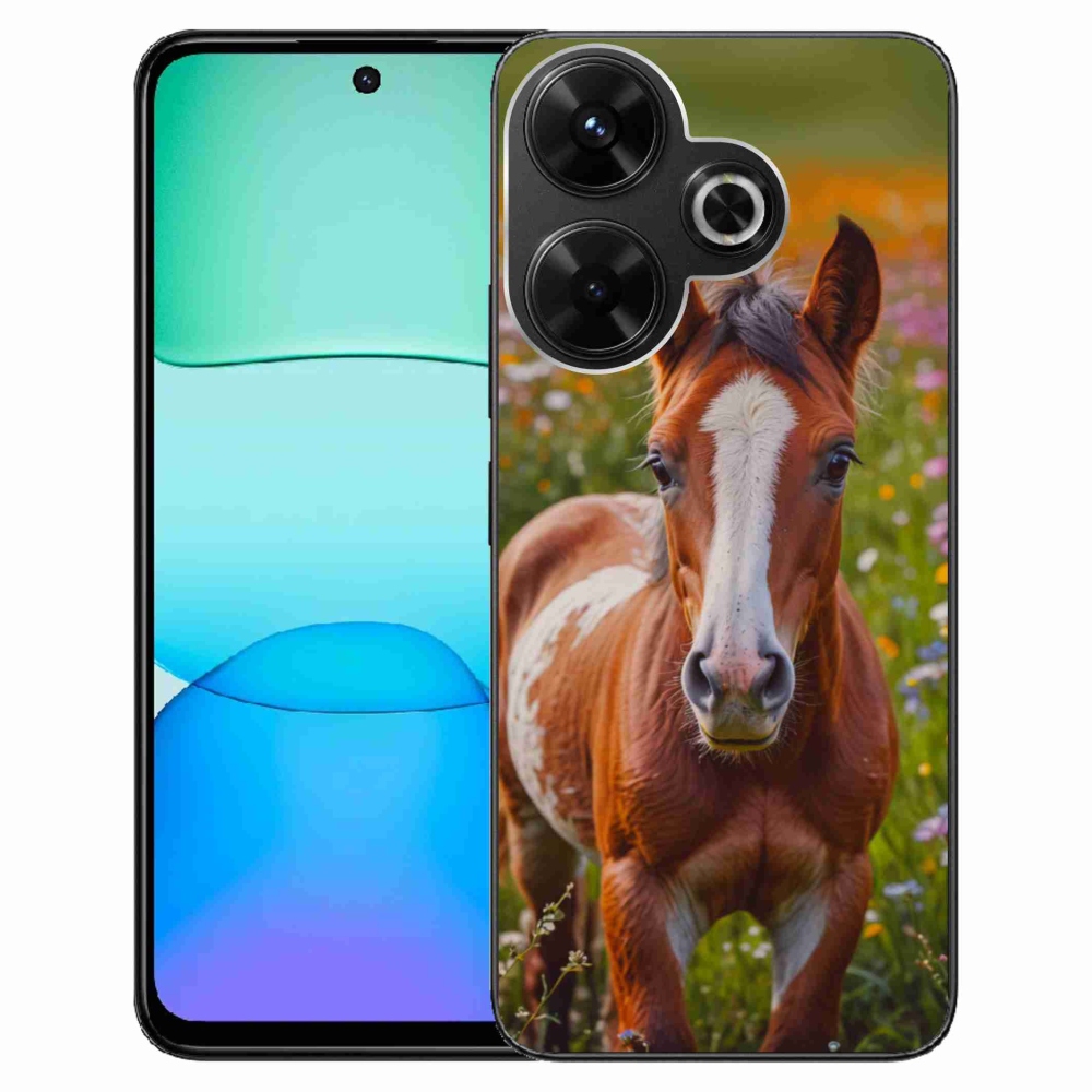 Gélový kryt mmCase na Xiaomi Redmi 13 4G/ Poco M6 4G - roztomilé žriebä