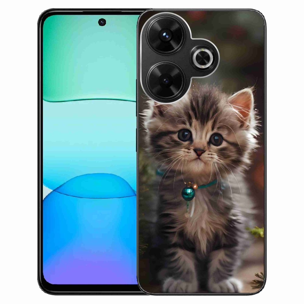 Gélový kryt mmCase na Xiaomi Redmi 13 4G/ Poco M6 4G - roztomilé mačiatko 11