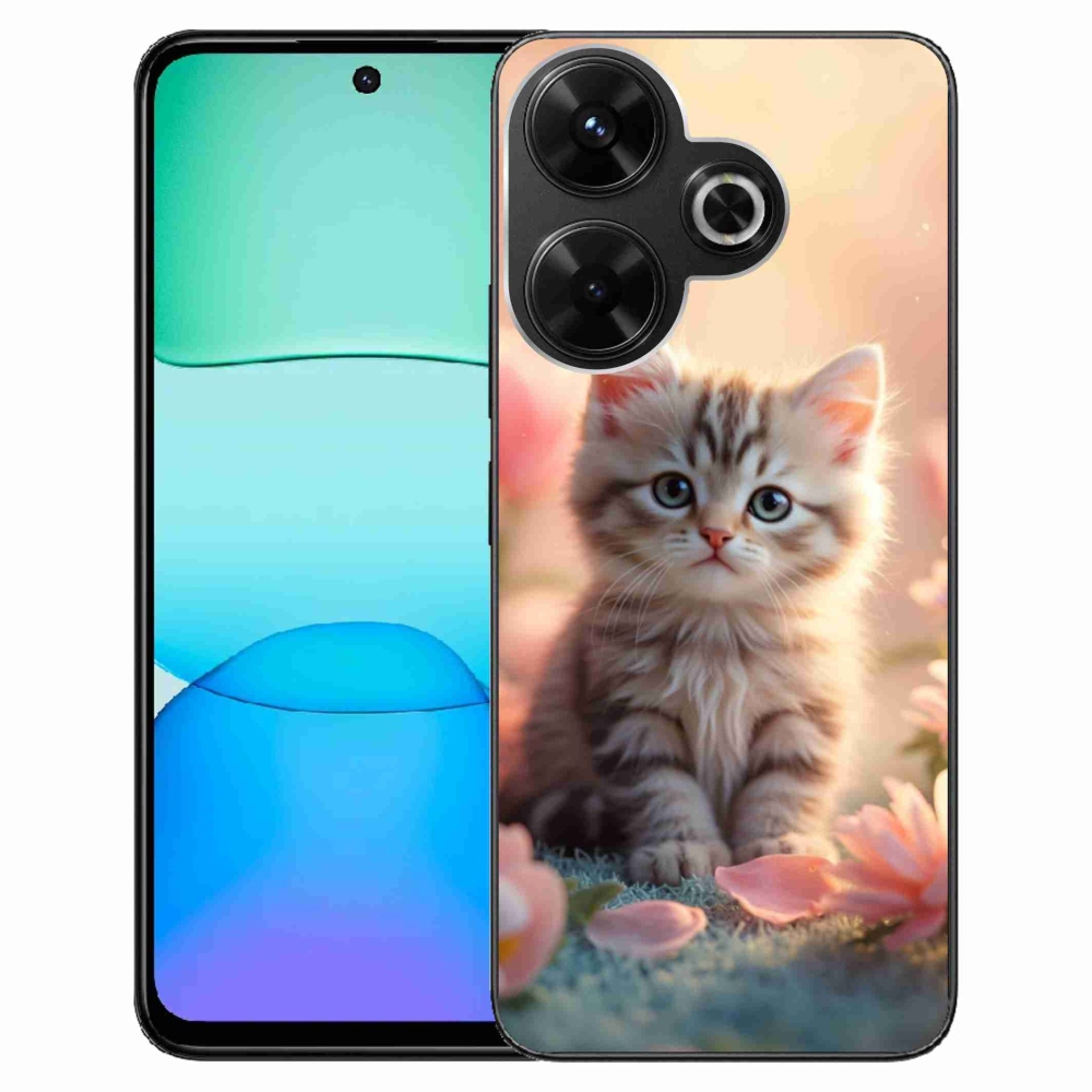 Gélový kryt mmCase na Xiaomi Redmi 13 4G/Poco M6 4G - roztomilé mačiatko 8