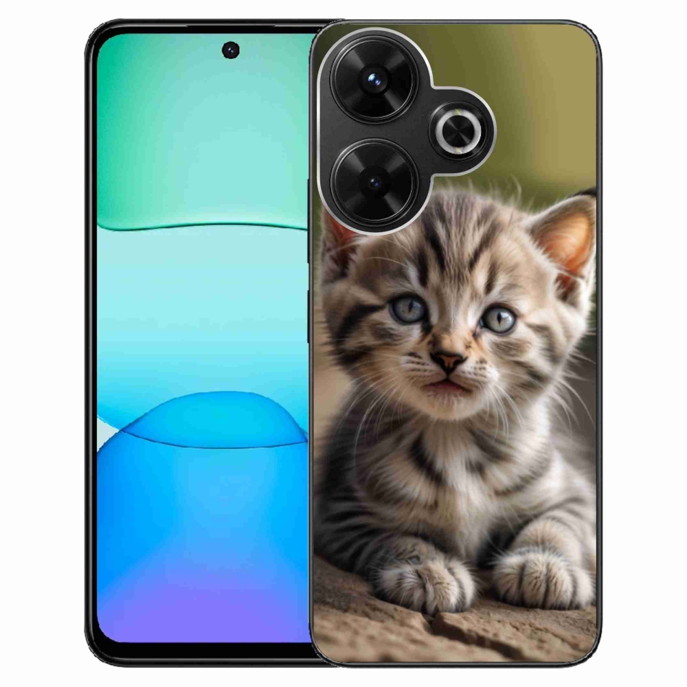 Gélový kryt mmCase na Xiaomi Redmi 13 4G/Poco M6 4G - roztomilé mačiatko 9
