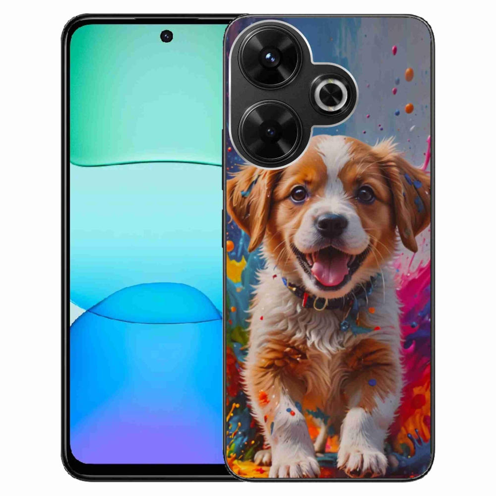 Gélový kryt mmCase na Xiaomi Redmi 13 4G/Poco M6 4G - roztomilé šteňa 3