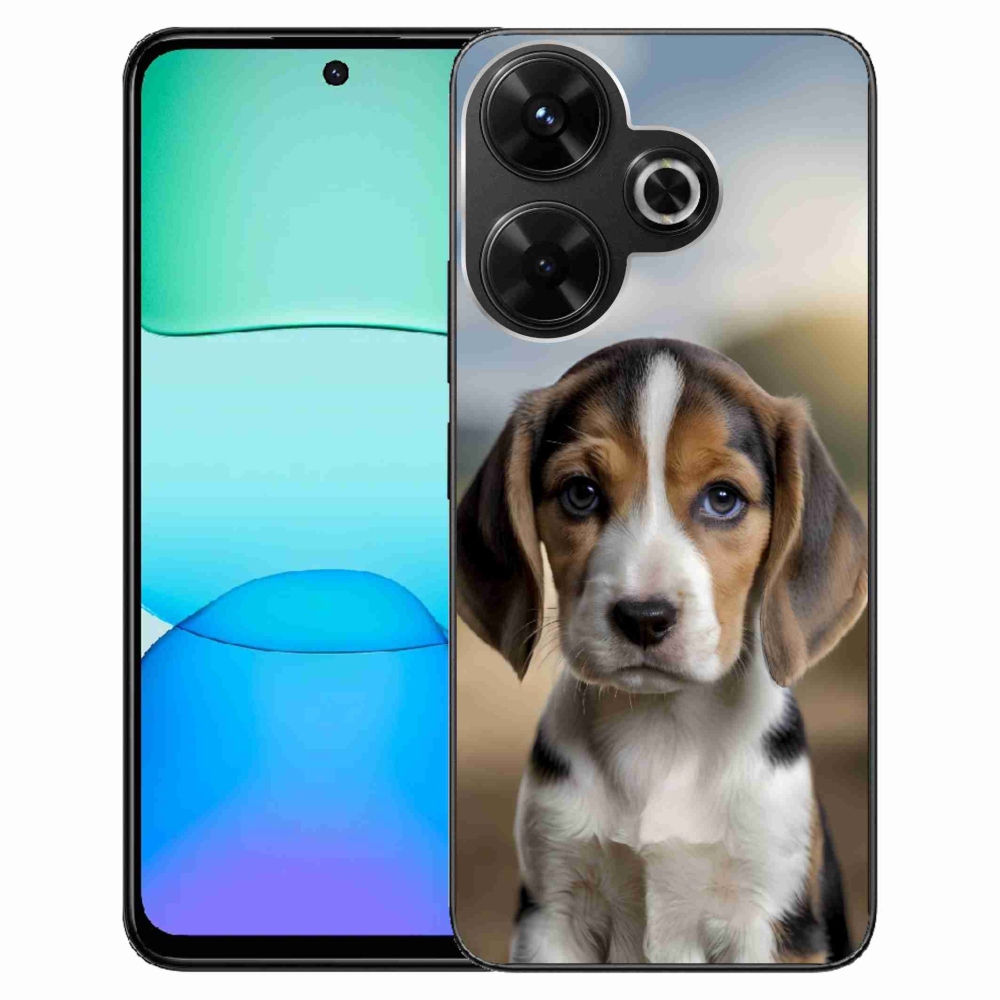 Gélový kryt mmCase na Xiaomi Redmi 13 4G/ Poco M6 4G - roztomilý bígl