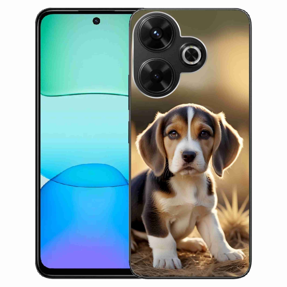 Gélový kryt mmCase na Xiaomi Redmi 13 4G/ Poco M6 4G - roztomilý bígl