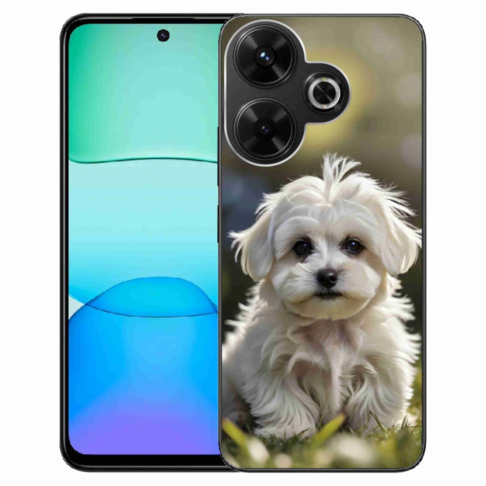 Gélový kryt mmCase na Xiaomi Redmi 13 4G/ Poco M6 4G - roztomilý maltézsky psík