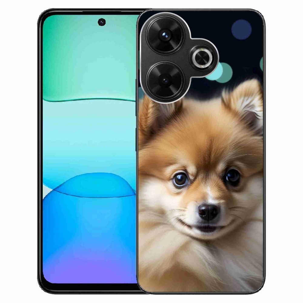 Gélový kryt mmCase na Xiaomi Redmi 13 4G/ Poco M6 4G - roztomilý pomeranian