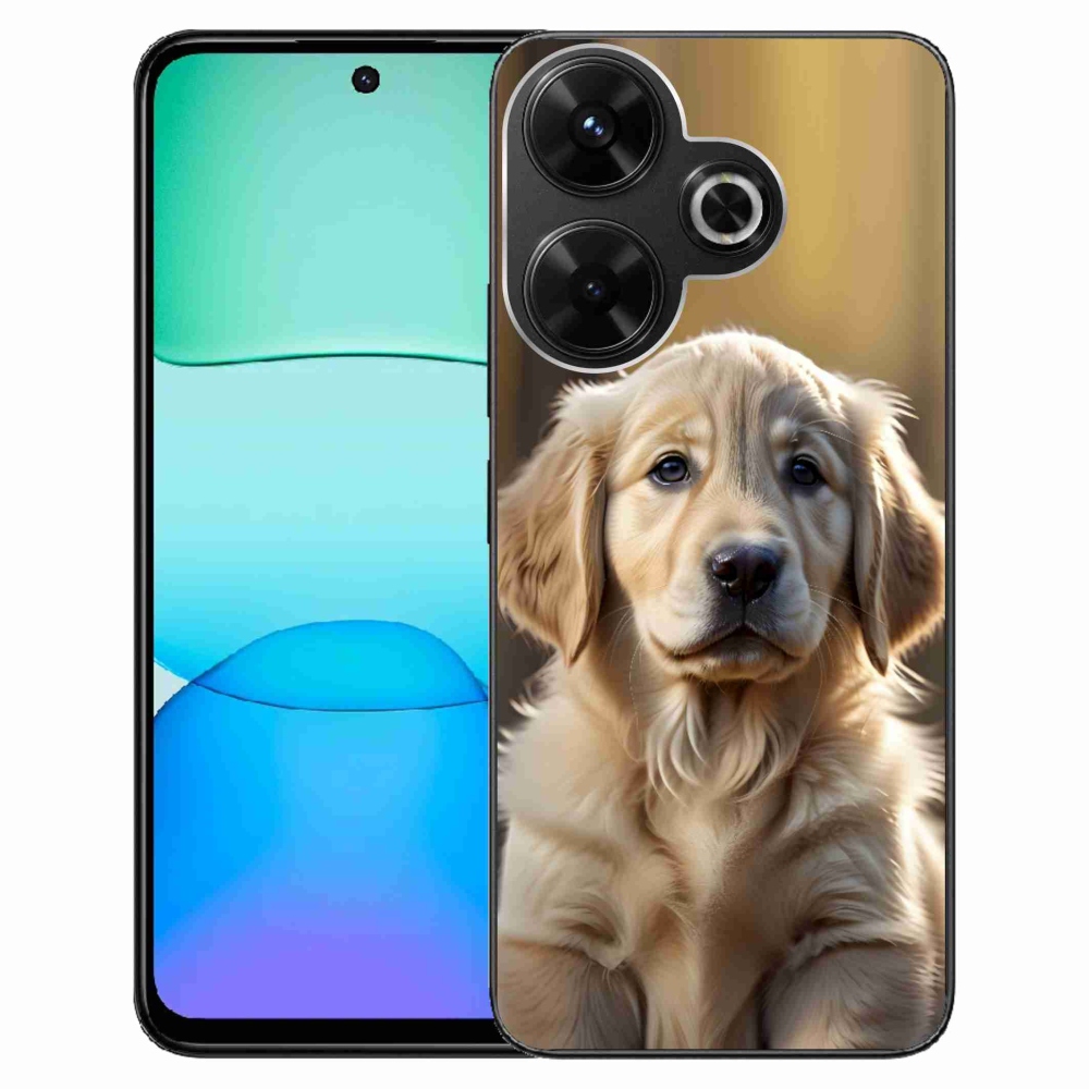 Gélový kryt mmCase na Xiaomi Redmi 13 4G/ Poco M6 4G - roztomilý zlatý retriever