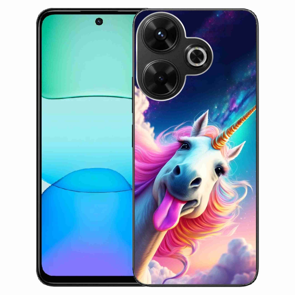 Gélový kryt mmCase na Xiaomi Redmi 13 4G/ Poco M6 4G - šialený jednorožec