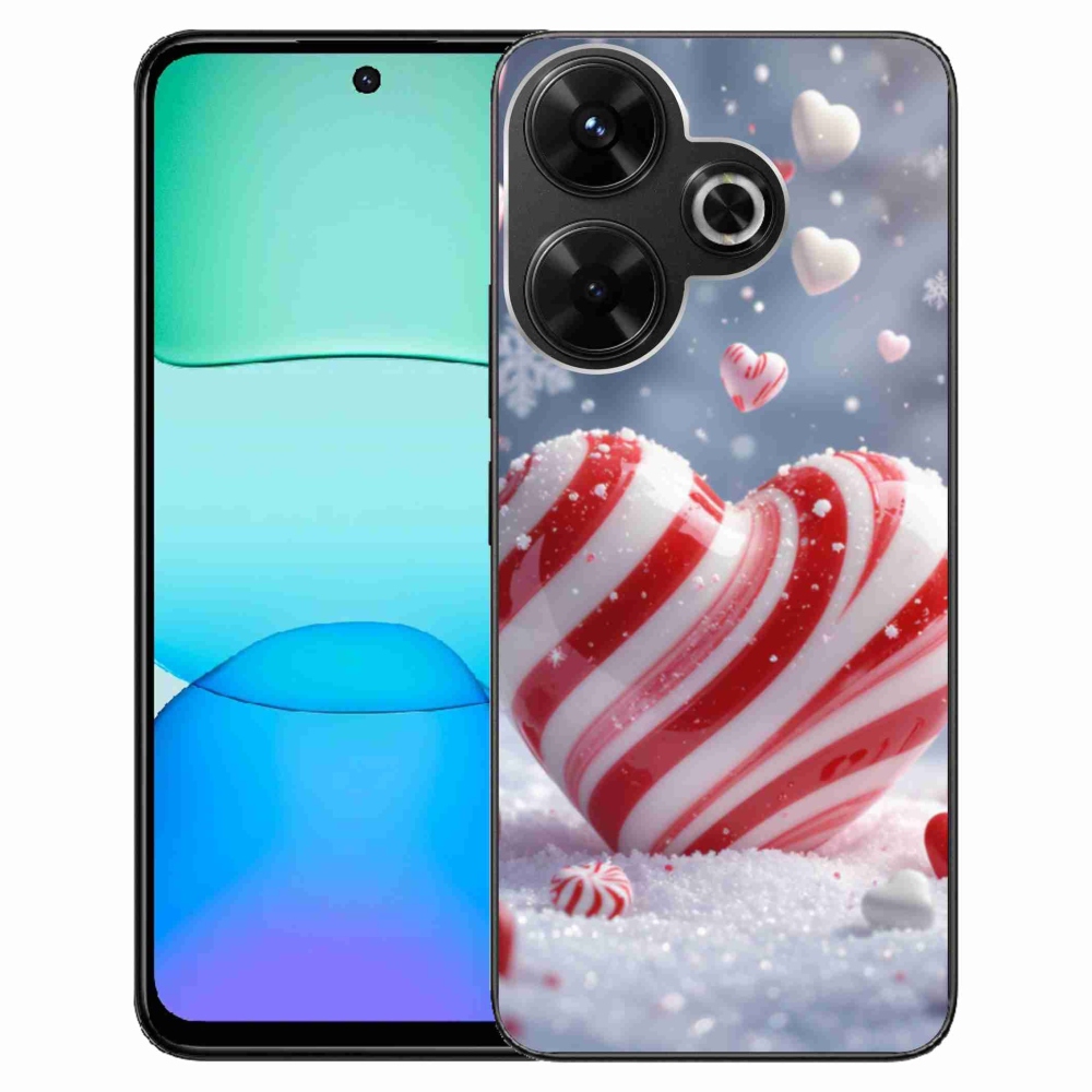 Gélový kryt mmCase na Xiaomi Redmi 13 4G/Poco M6 4G - sladké srdce