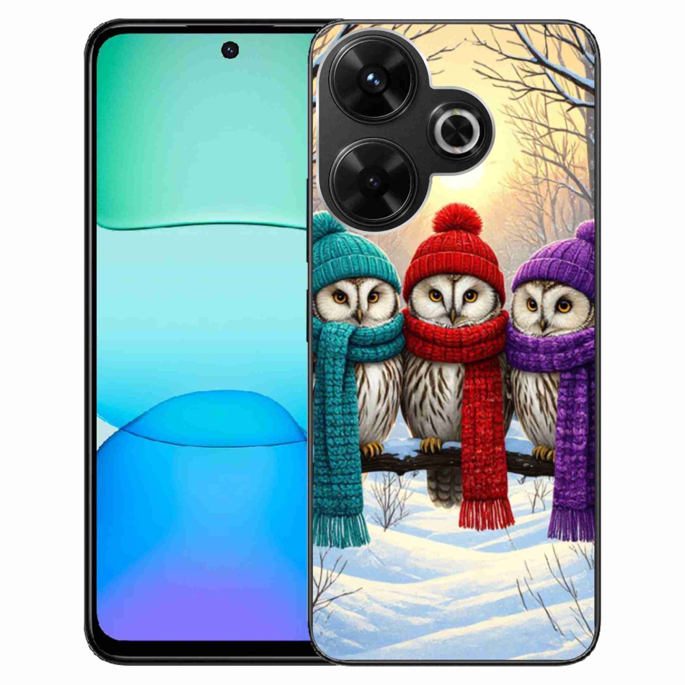 Gélový kryt mmCase na Xiaomi Redmi 13 4G/Poco M6 4G - soví priatelia