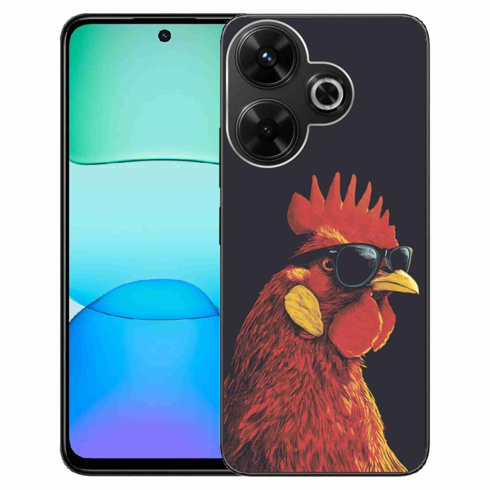 Gélový kryt mmCase na Xiaomi Redmi 13 4G/Poco M6 4G - štýlový kohút