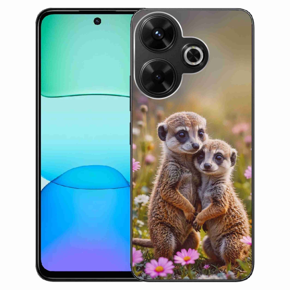 Gélový kryt mmCase na Xiaomi Redmi 13 4G/ Poco M6 4G - surikatí duo