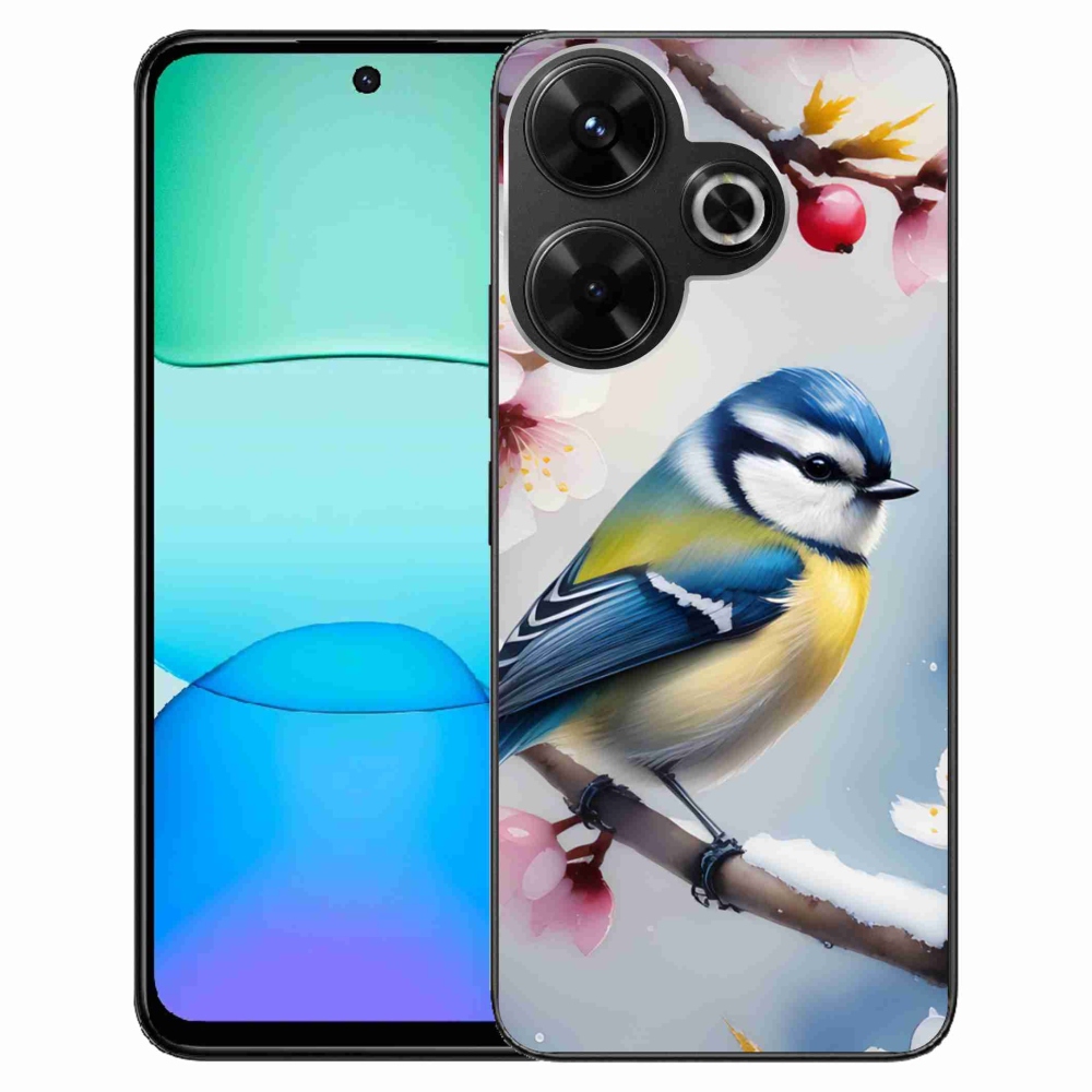 Gélový kryt mmCase na Xiaomi Redmi 13 4G/Poco M6 4G - sýkorka