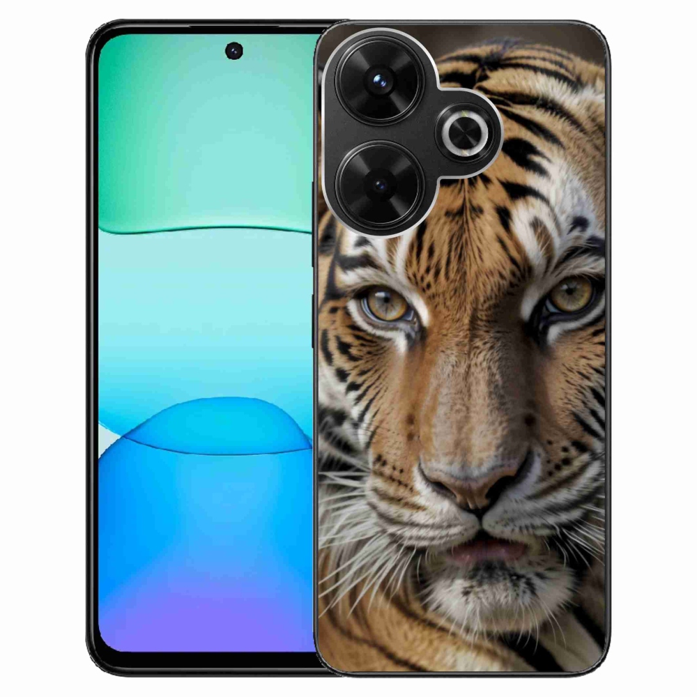 Gélový kryt mmCase na Xiaomi Redmi 13 4G/Poco M6 4G - tigrie pohľad
