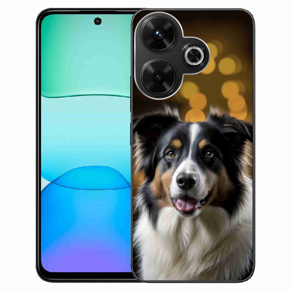 Gélový kryt mmCase na Xiaomi Redmi 13 4G/ Poco M6 4G - usmievavý austrálsky ovčiak