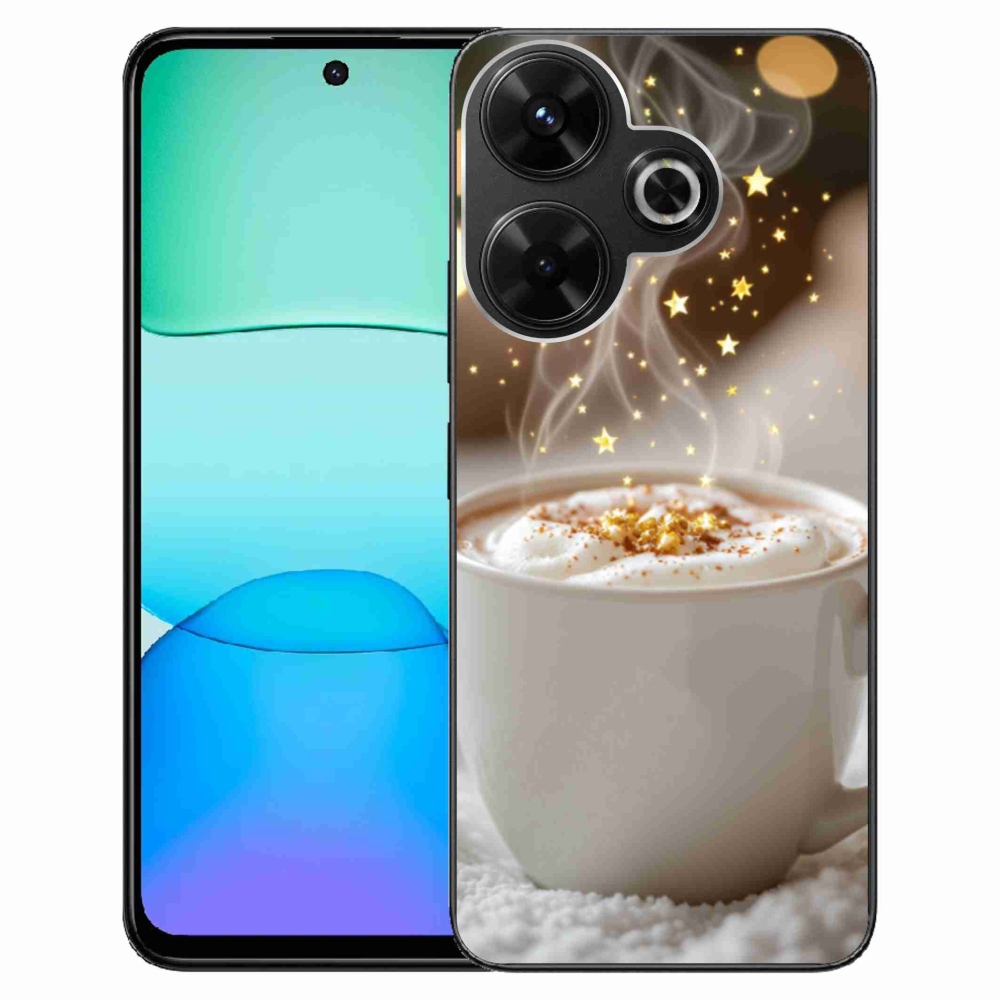 Gélový kryt mmCase na Xiaomi Redmi 13 4G/Poco M6 4G - vianočný horúci nápoj