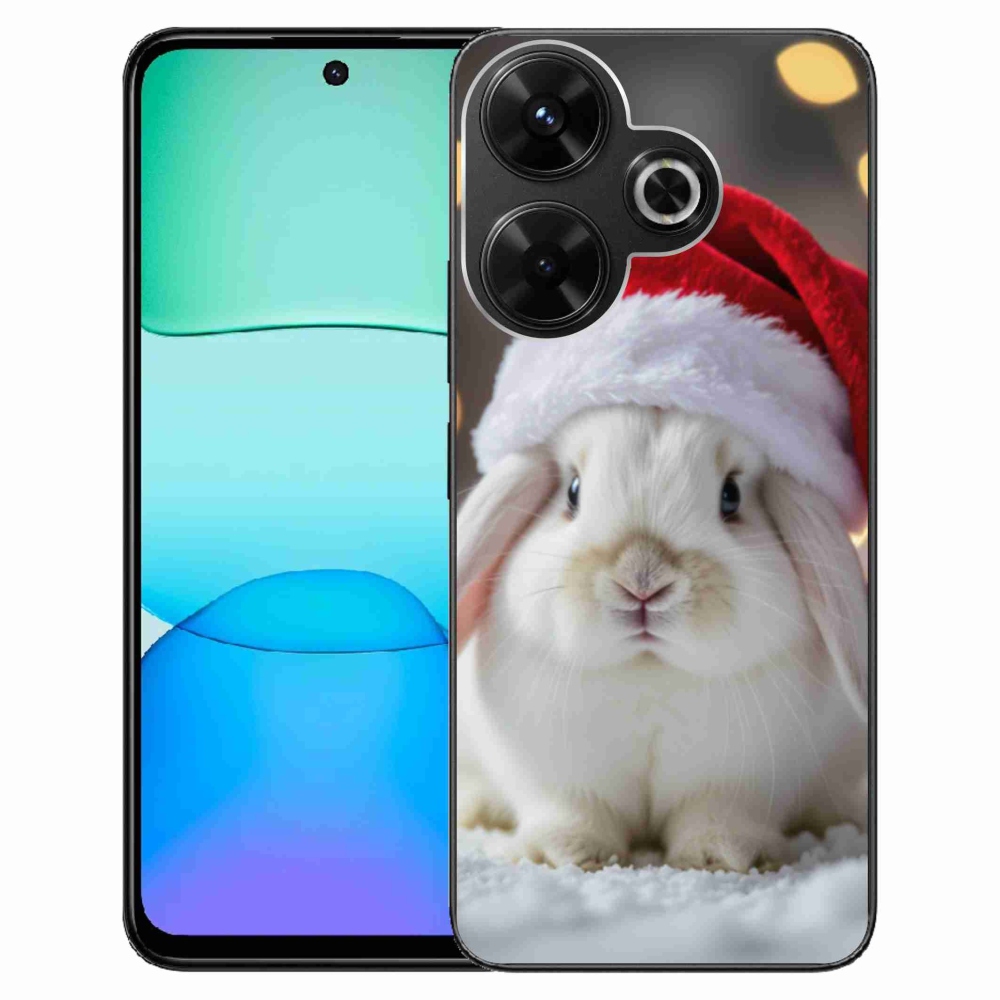 Gélový kryt mmCase na Xiaomi Redmi 13 4G/Poco M6 4G - vianočný králik