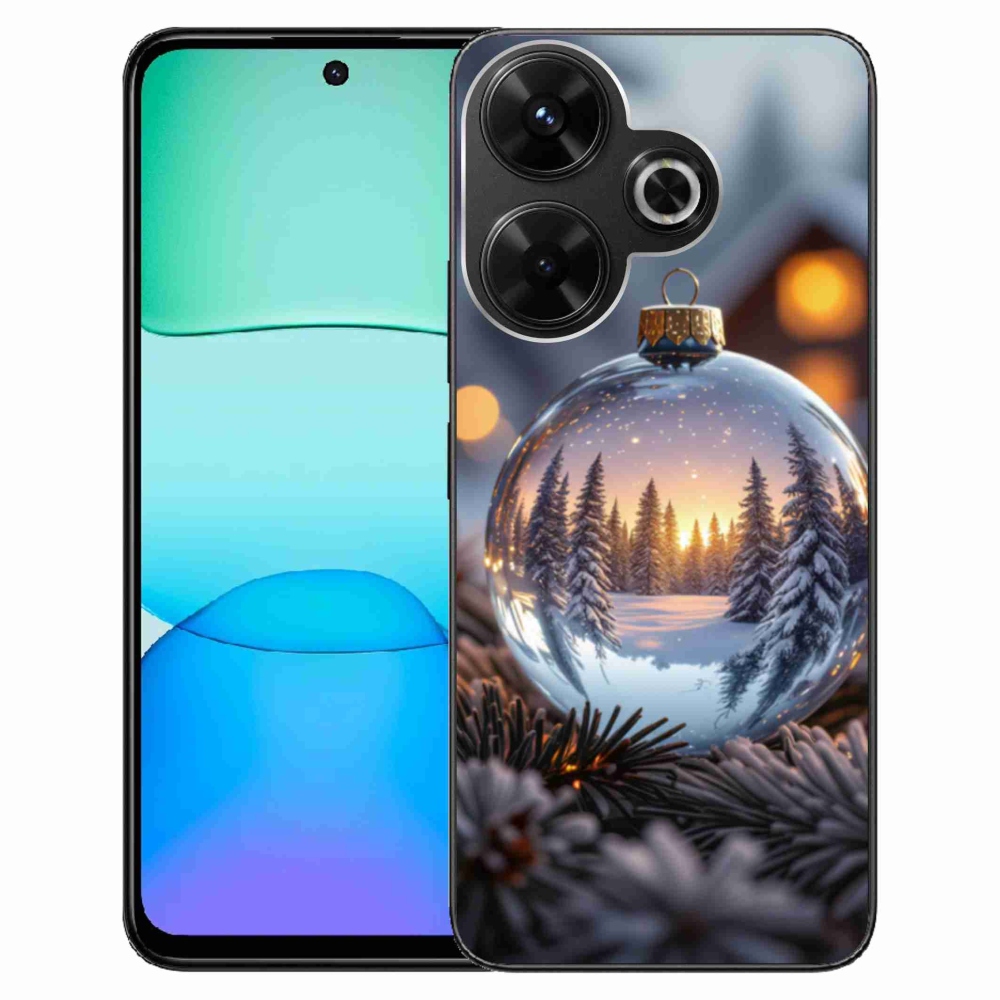 Gélový kryt mmCase na Xiaomi Redmi 13 4G/Poco M6 4G - vianočná ozdoba