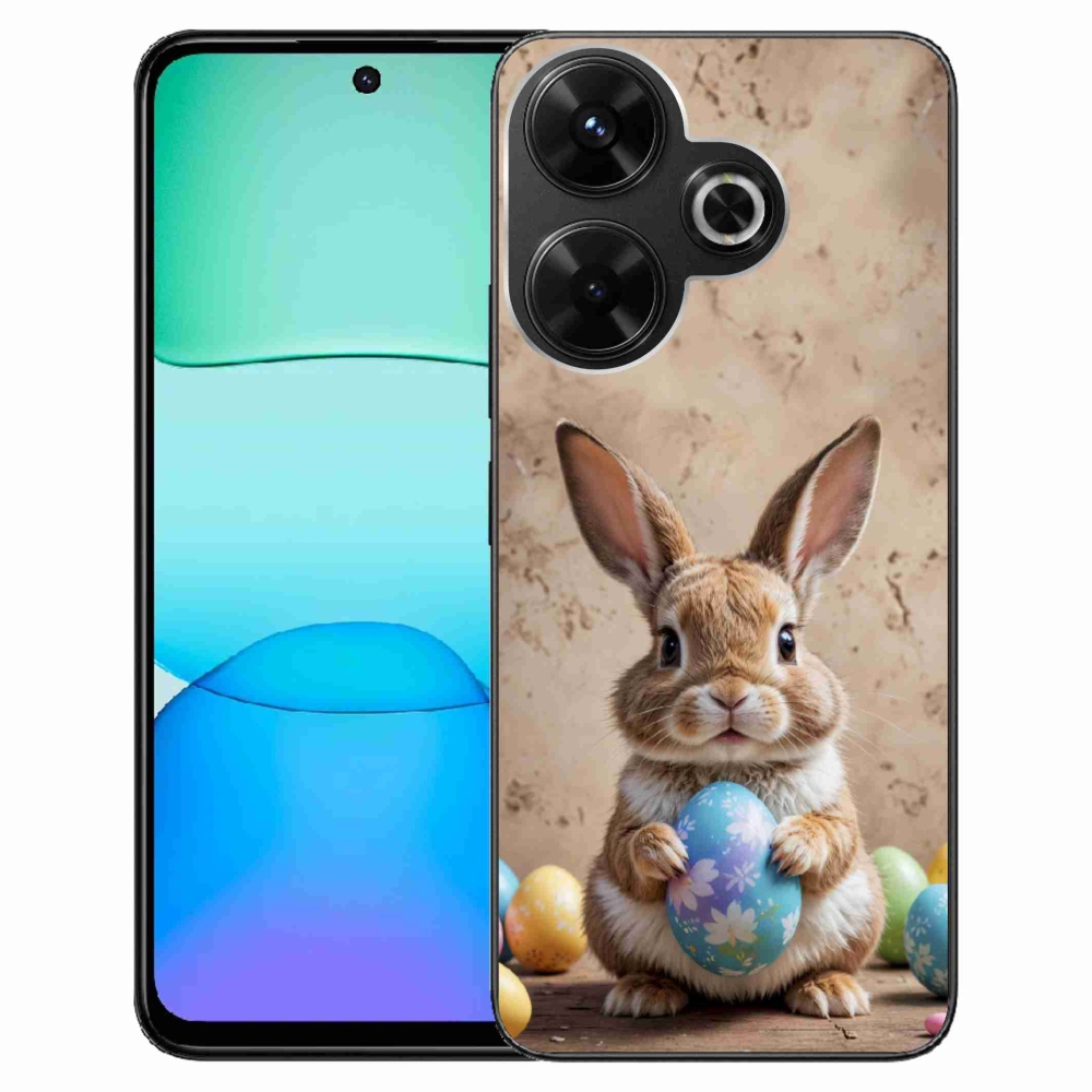 Gélový kryt mmCase na Xiaomi Redmi 13 4G/ Poco M6 4G - veľkonočný zajačik