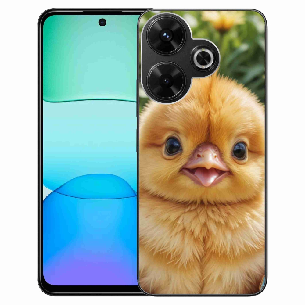 Gélový kryt mmCase na Xiaomi Redmi 13 4G/Poco M6 4G - veselé kuriatko