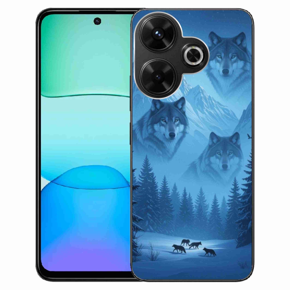 Gélový kryt mmCase na Xiaomi Redmi 13 4G/Poco M6 4G - vlčia svorka