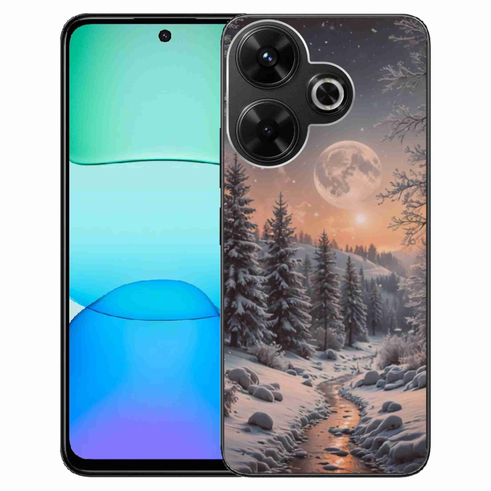 Gélový kryt mmCase na Xiaomi Redmi 13 4G/Poco M6 4G - zimná krajina 2