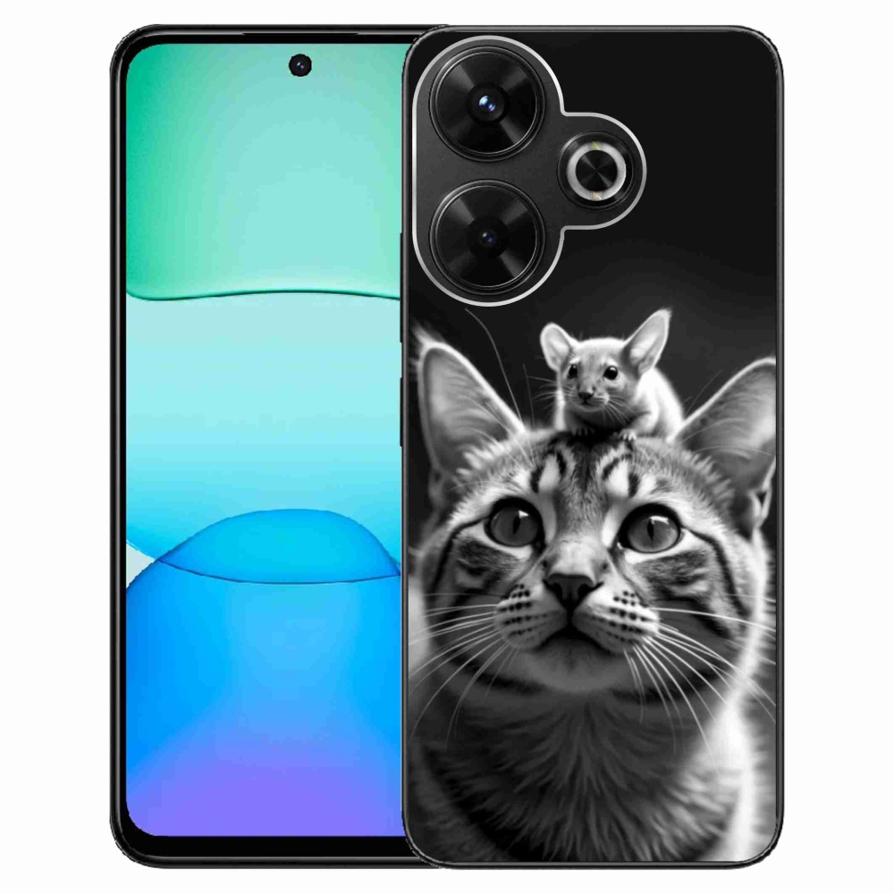 Gélový kryt mmCase na Xiaomi Redmi 13 4G/Poco M6 4G - zvieracie priateľstvo 2