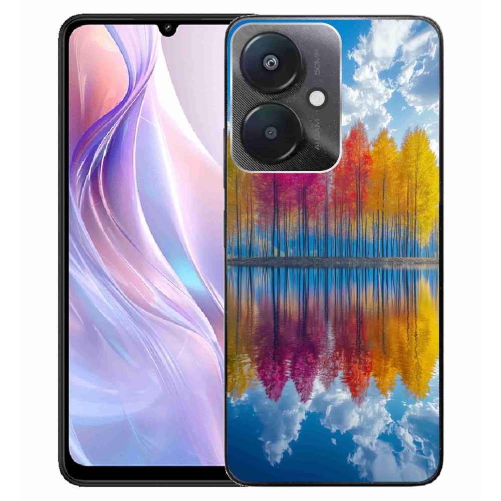 Gélový kryt mmCase na Xiaomi Redmi 13C 5G - farebné stromy