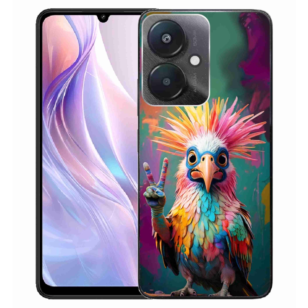 Gélový kryt mmCase na Xiaomi Redmi 13C 5G - farebný rebel