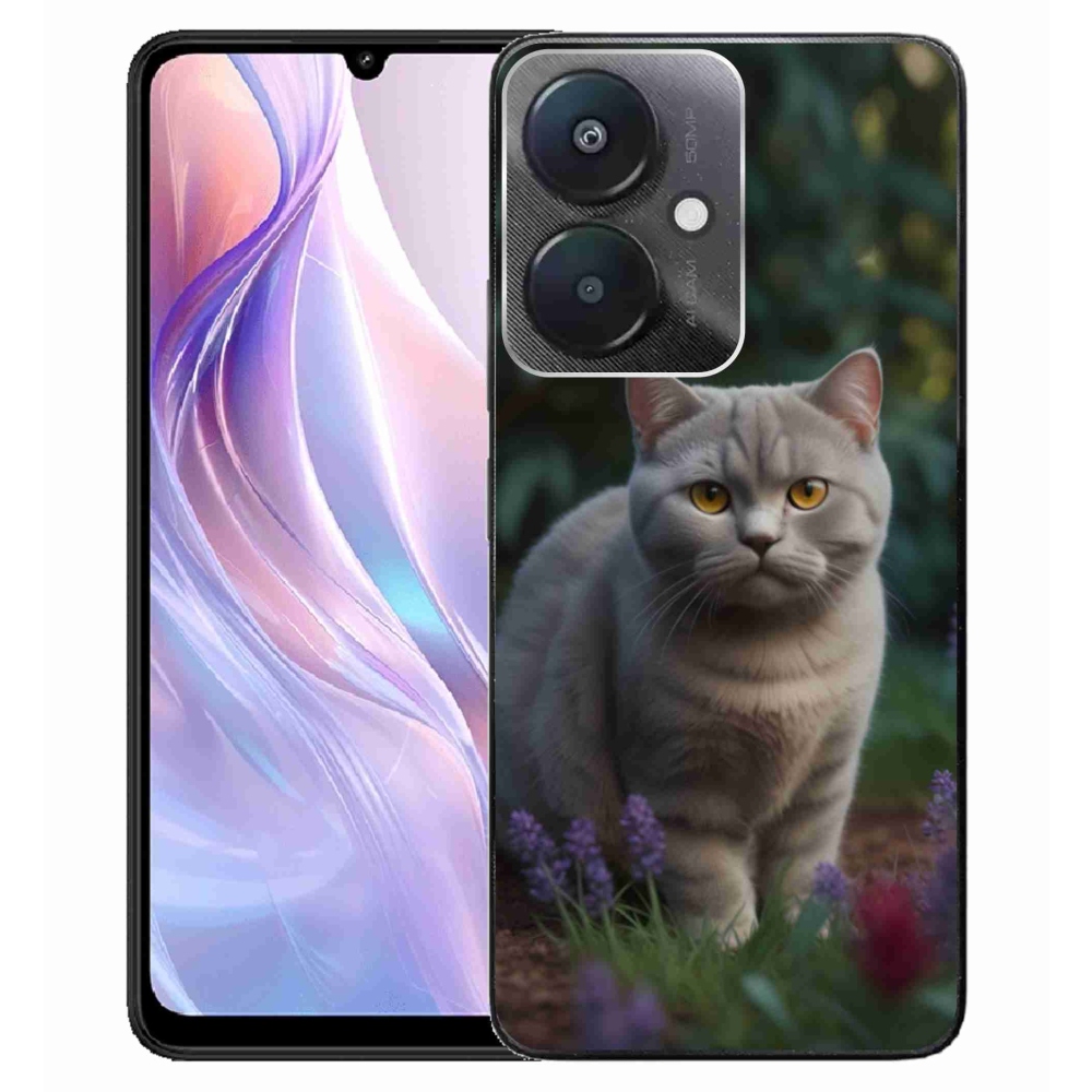 Gélový kryt mmCase na Xiaomi Redmi 13C 5G - britská mačka