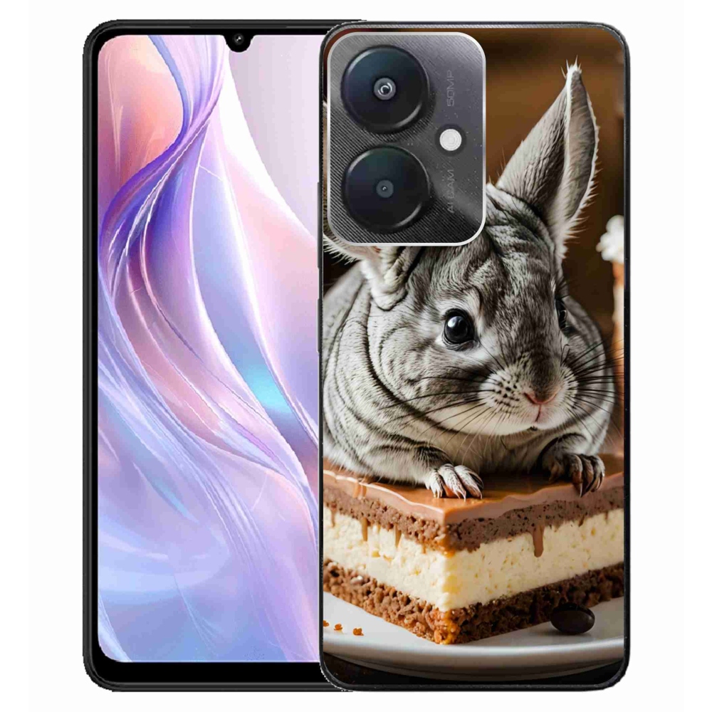 Gélový kryt mmCase na Xiaomi Redmi 13C 5G - činčila