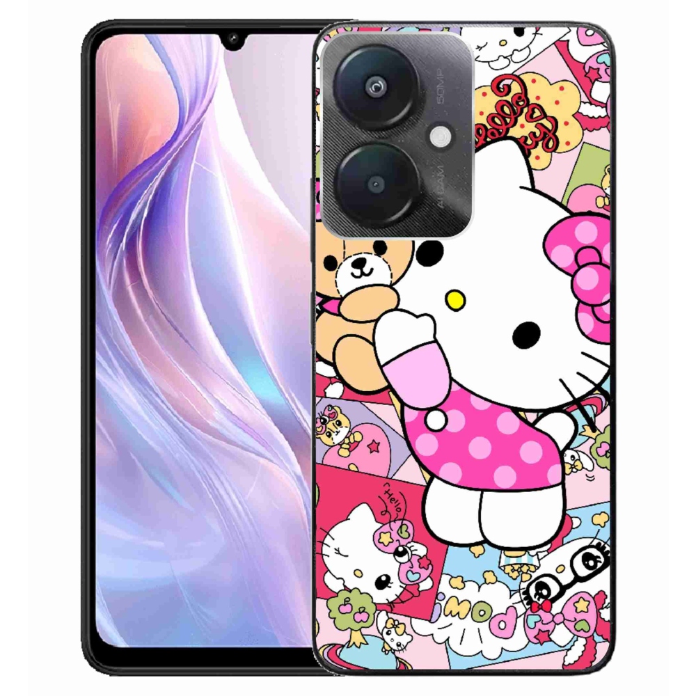 Gélový kryt mmCase na Xiaomi Redmi 13C 5G - cute kitty