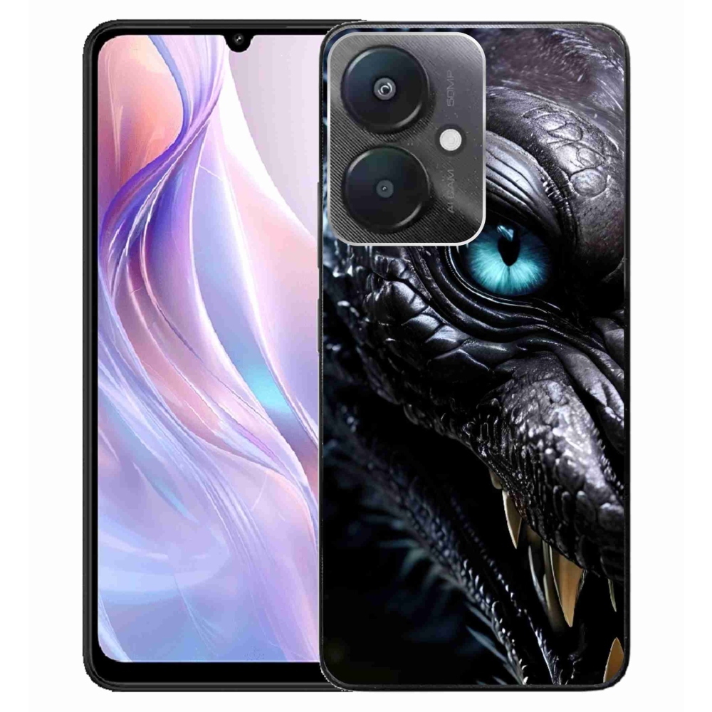 Gélový kryt mmCase na Xiaomi Redmi 13C 5G - dračí pohľad