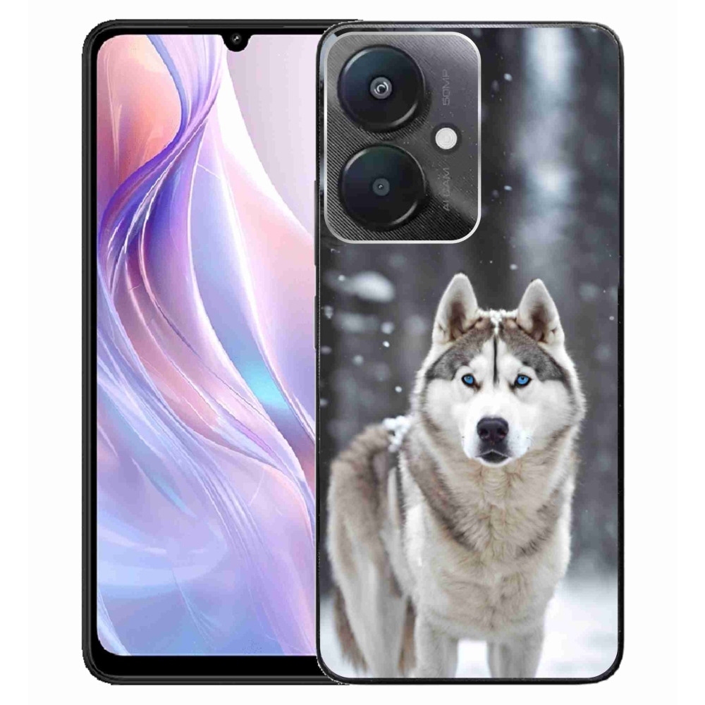 Gélový kryt mmCase na Xiaomi Redmi 13C 5G - husky 2