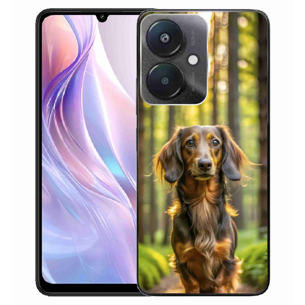 Gélový kryt mmCase na Xiaomi Redmi 13C 5G - jazvečík 4