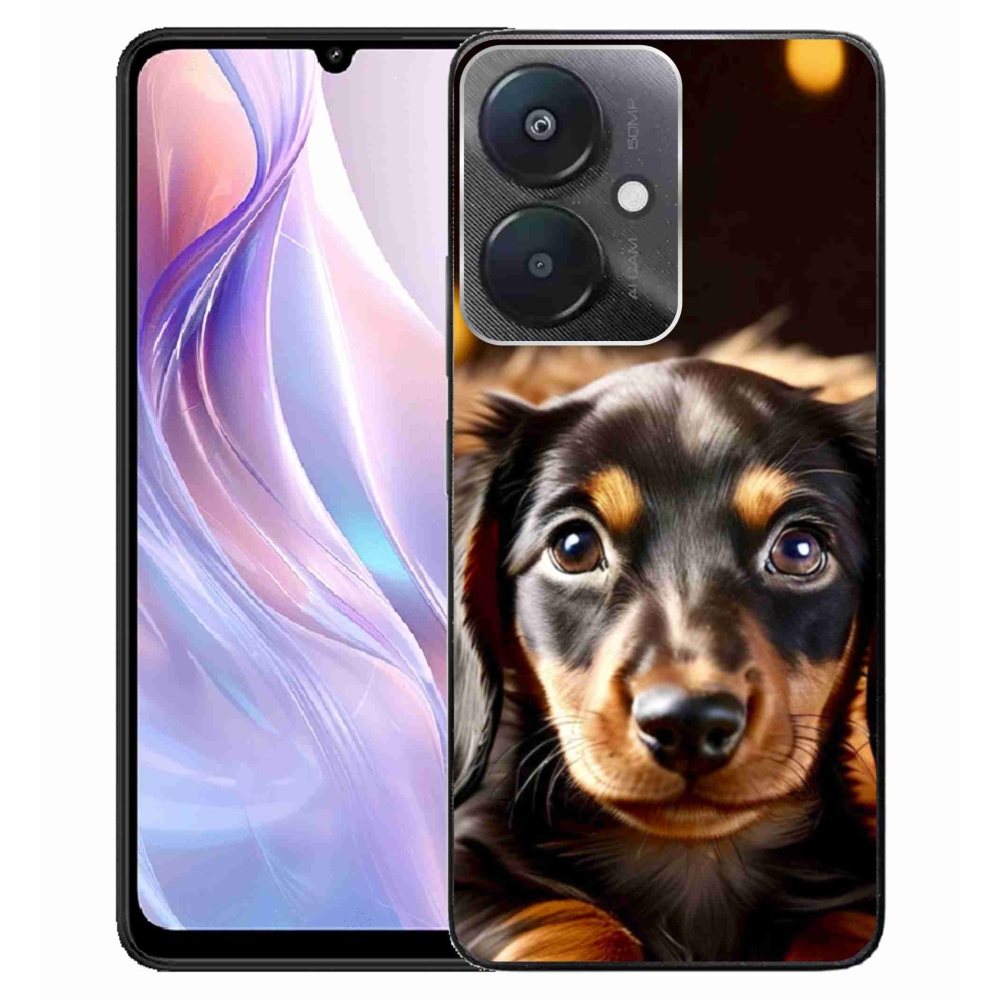 Gélový kryt mmCase na Xiaomi Redmi 13C 5G - jazvečík