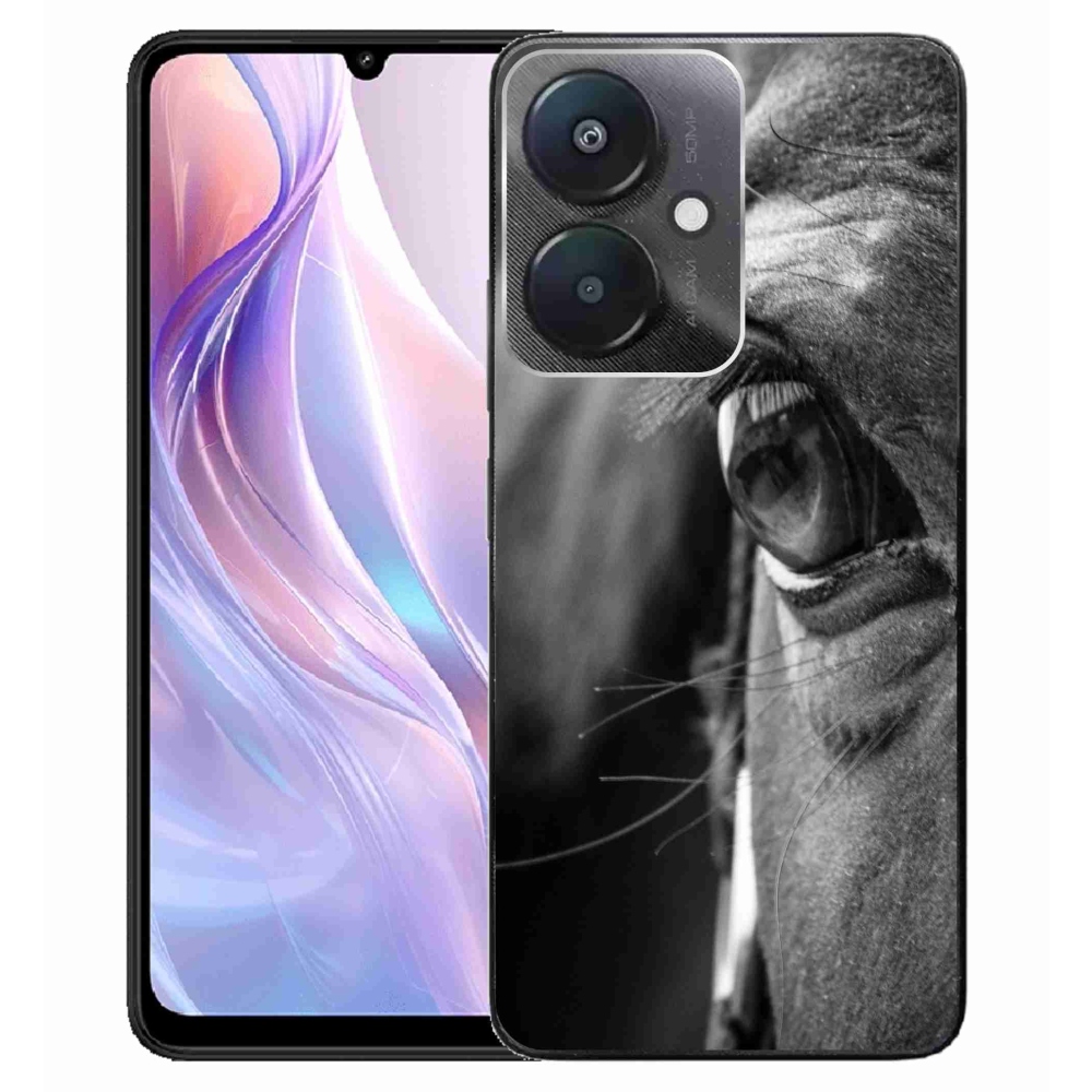 Gélový kryt mmCase na Xiaomi Redmi 13C 5G - konský pohľad