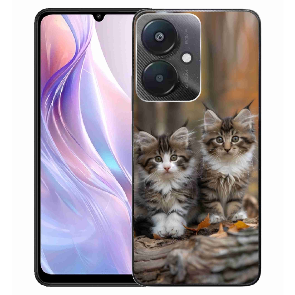 Gélový kryt mmCase na Xiaomi Redmi 13C 5G - mačacie duo 3