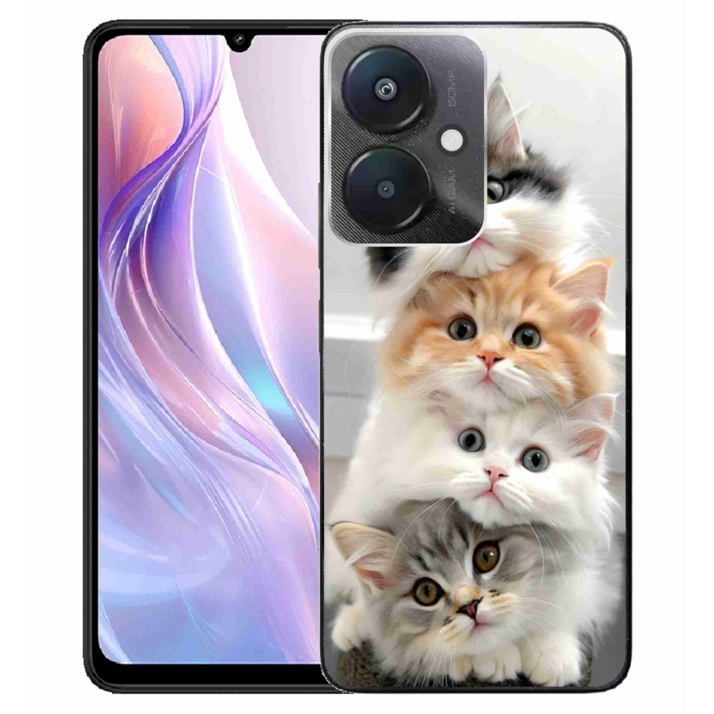 Gélový kryt mmCase na Xiaomi Redmi 13C 5G - mačacia partia